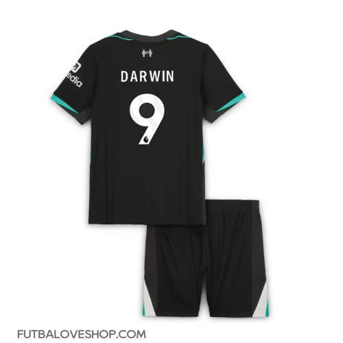 Dres Liverpool Darwin Nunez #9 Preč pre deti 2024-25 Krátky Rukáv (+ trenírky)